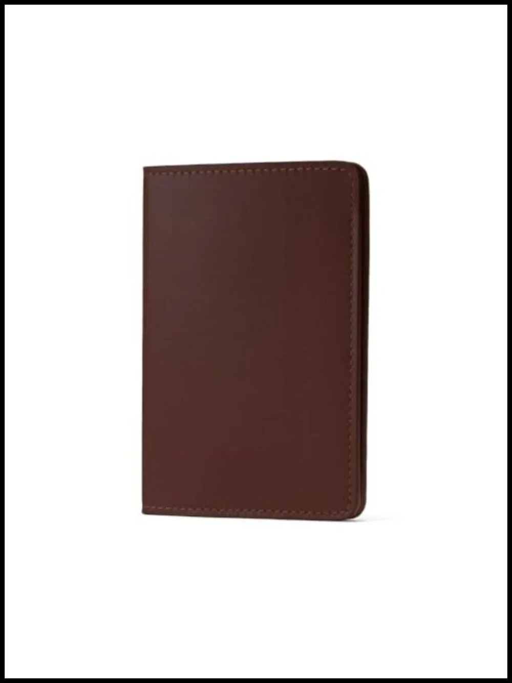 Handmade Italian Leather Passport Cover Full Grain Calfskin Travel Wallet